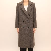 Double Breasted Pure Wool Coat