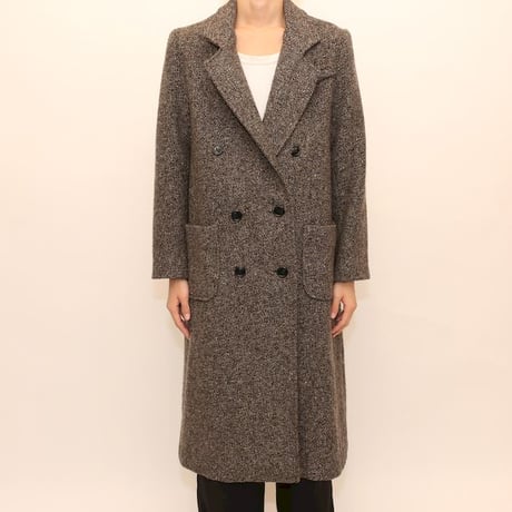 Double Breasted Pure Wool Coat