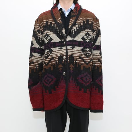 90's Woolrich Native Pattern Jacket