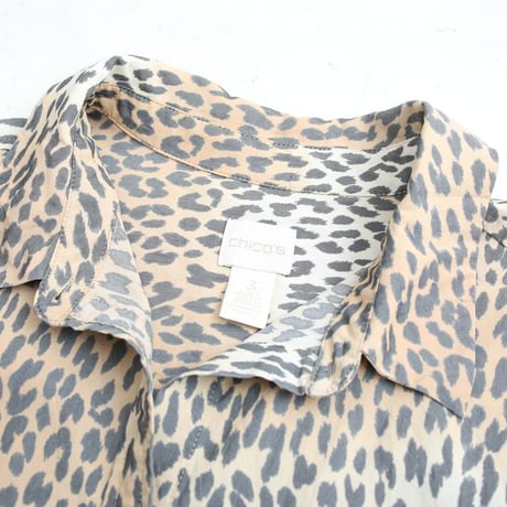 Leopard Pattern L/S Shirt