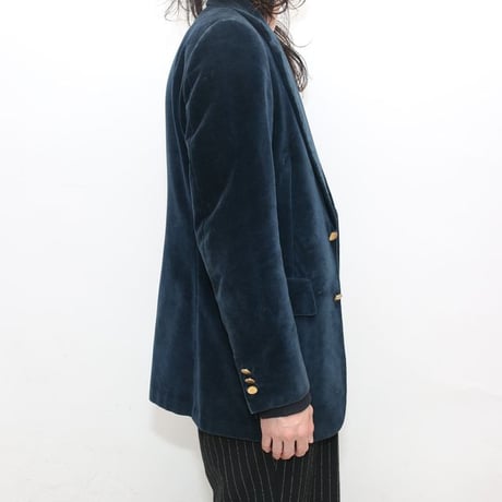 Vintage Burberry's Velour Tailored Jacket