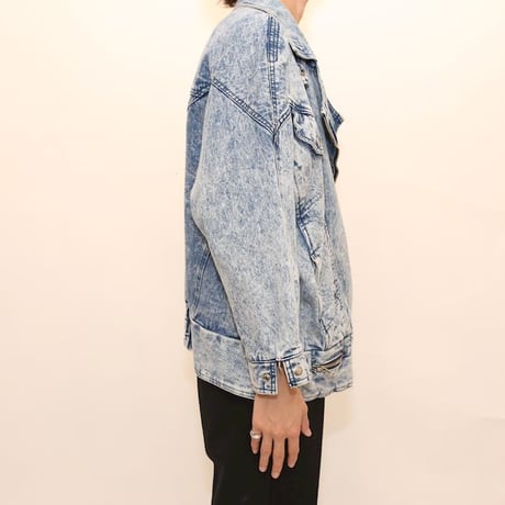 80's Stefano Sportswear Denim Riders Jacket