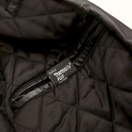 Black Lamb Leather Coat