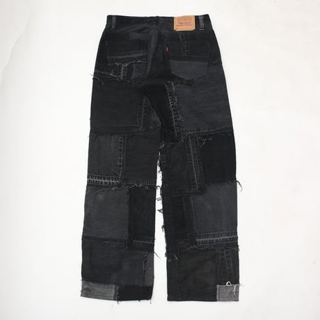 Levi's Patchwork Remake Black Denim Pants