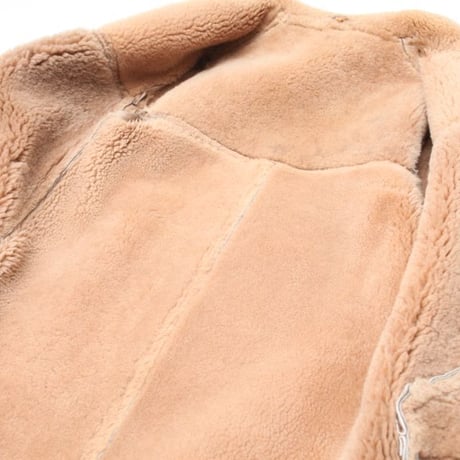 Vintage Mouton Coat Skinny Fit