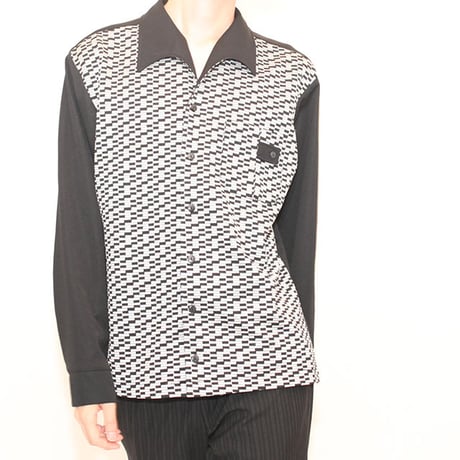 50s Like Design L/S Shirt