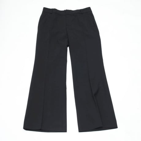 Black Flared Slacks Pants