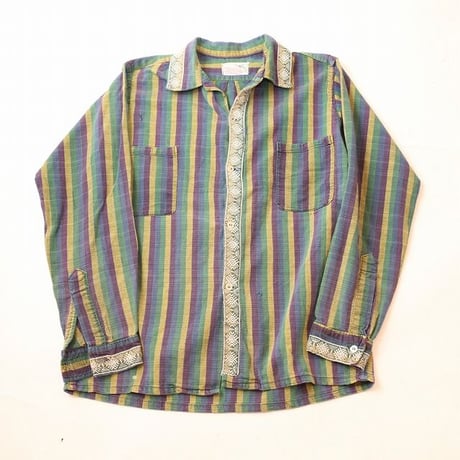 Ethnic Boader L/S Shirt