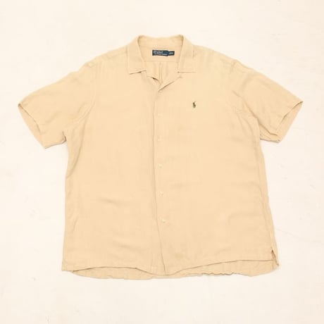 Polo by Ralph Lauren Linen Silk Open Collar S/S Shirt