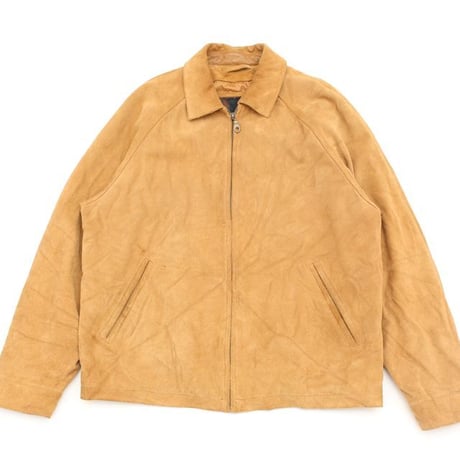 Weatherproof Suede Leather Jacket Loose Silhouette