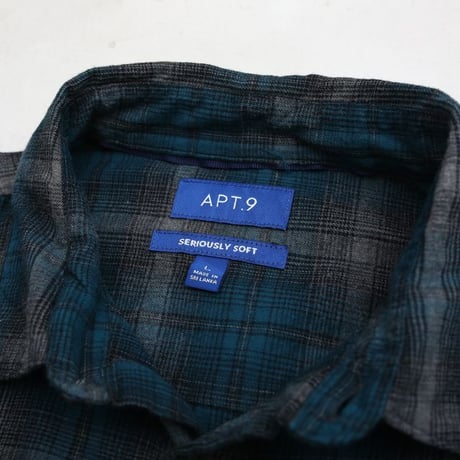 Ombre Check Flannel Shirt
