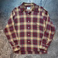 60-70s "Golden Key" Rayon Loop Shirt