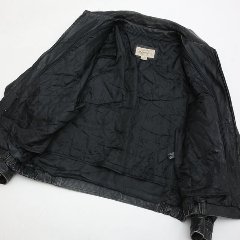 St. John's Bay Black Leather Jacket | Strato