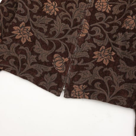Flower Patterned Tapestry Jacket