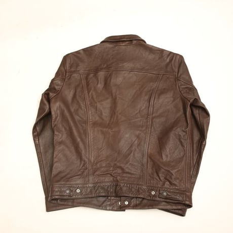 Levi's Leather Trucker Jacket "Big E"