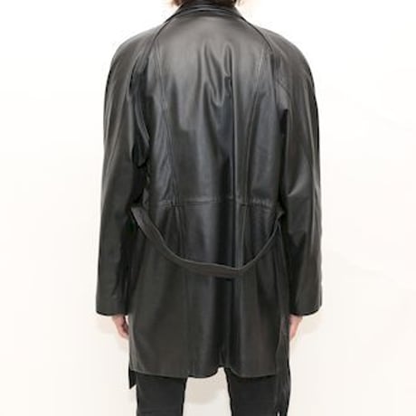 Black Leather Coat