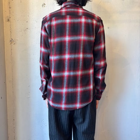 Ombre Plaid Cotton × Viscose Flannel Shirt