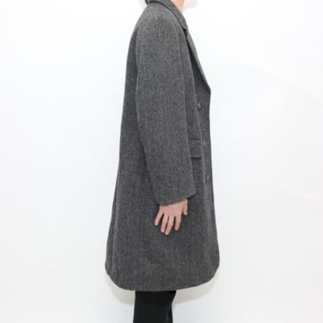 LONDON FOG Herringbone Wool Coat MADE IN USA