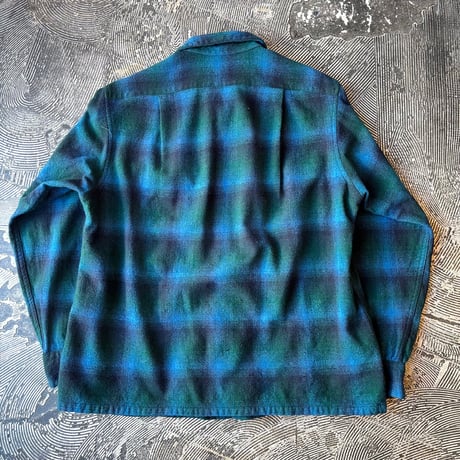 70s Pendleton Ombre Plaid Loop Shirt