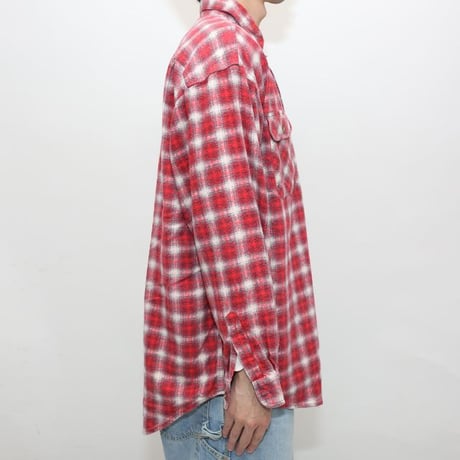 Print Flannel Plaid Shirt