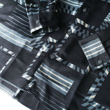 Rayon Design L/S Shirt