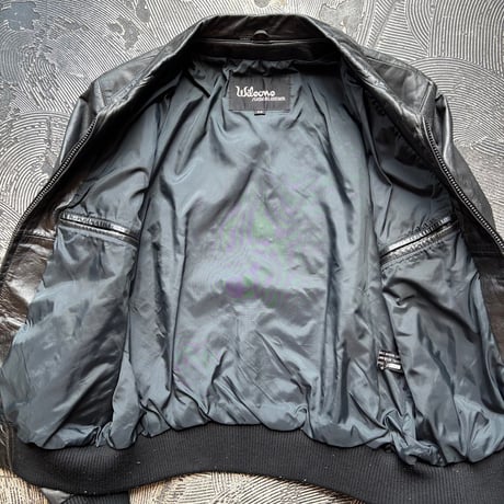 Wilsons Black Rib Leather Jacket