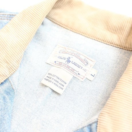 80`s Polo Ralph Lauren Denim Jacket 'Indian Head'