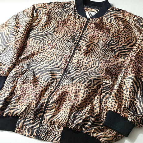 Animal Pattern Bomber Jacket
