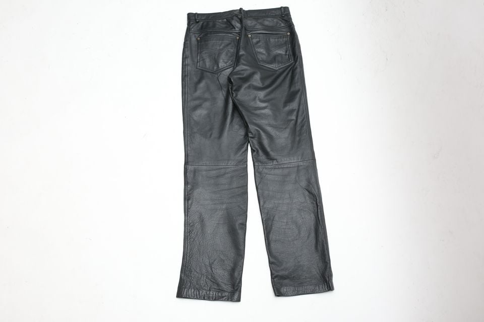 パンツ 1980s Euro Vintage Black Wide Trousers Vixen Wide Leg Trousers in Black | Topvintage