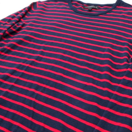 Border Cotton Kint Sweater