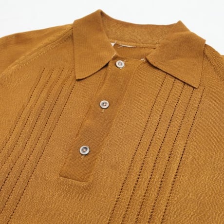Euro Vintage Knit Polo Shirt