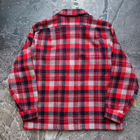 70s Pendleton Wool Plaid Loop Shirt