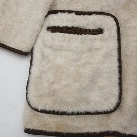 60's ROBERT LEWIS Fake Fur Coat