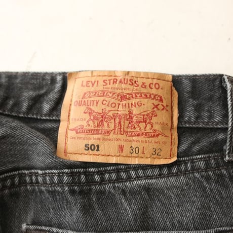 90s Levi's 501 Black Denim Pants MADE IN USA