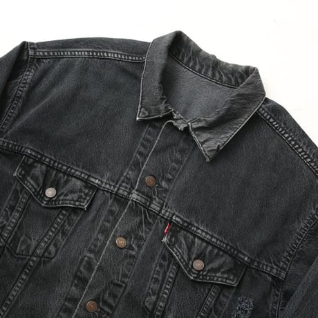 90's Levi's 70507-4858 Black Denim Jacket  MADE IN USA