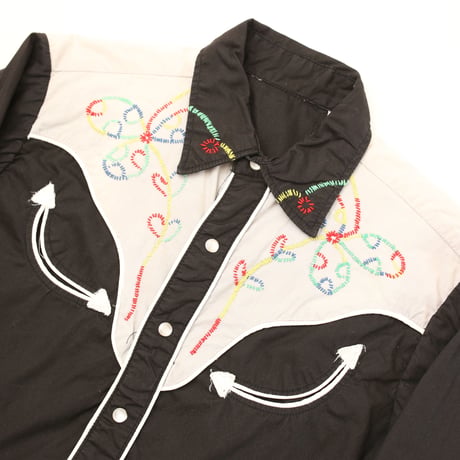 Black Western L/S Shirt