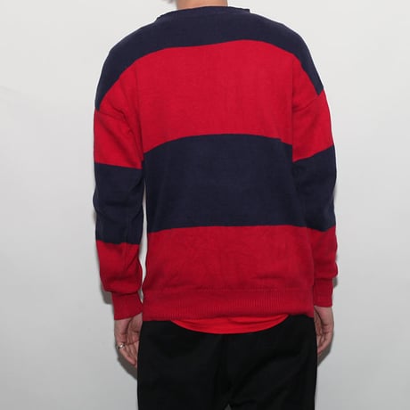 Border Knit Sweater