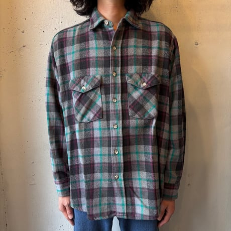 Five Brother Cotton Heavy Flannel Shirt MADE IN USA