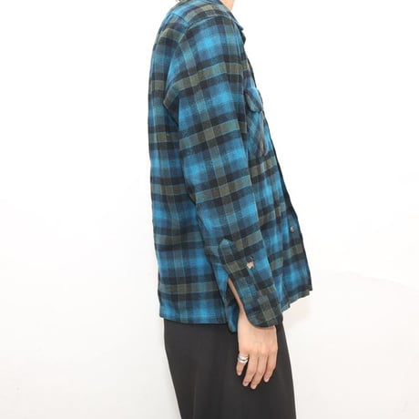 60s Pendleton Wool Plaid Loop Shirt
