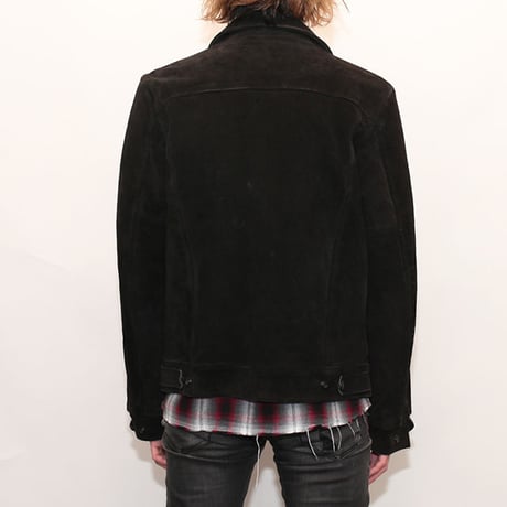 Schott Black Suede Jacket