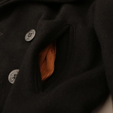 Schott 740N Long Pea Coat MADE IN USA
