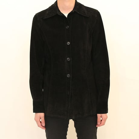 Black Suede Leather Jacket