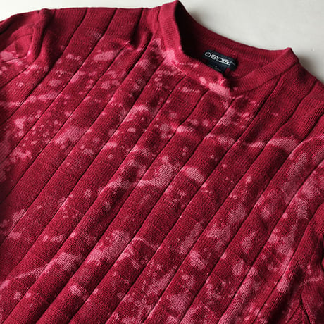 Hard Bleach Wash Cotton Sweater