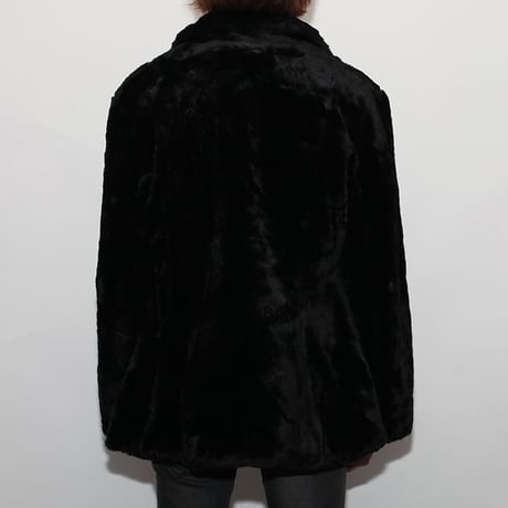 Black Fake Fur Jacket