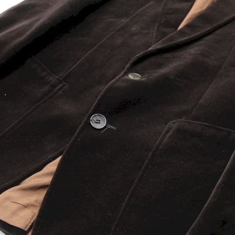 Cotton Velour Tailored Jacket