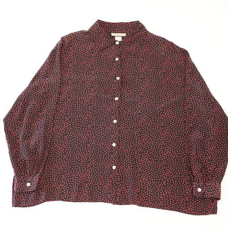 Dot Pattern Silk L/S Shirt