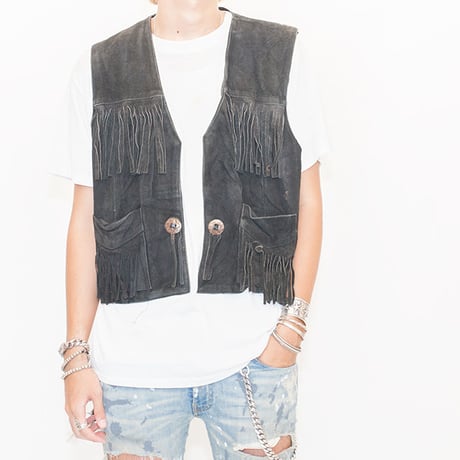 Fringe Suede Vest