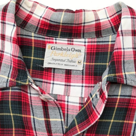 60's Rayon Check L/S Shirt