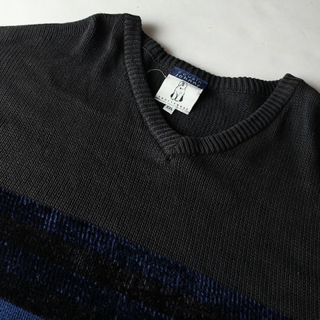 Cotton×Velvet  Knit Sweater