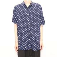 Dot Pattern Rayon S/S Shirt